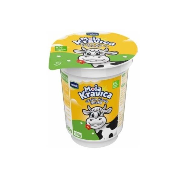 Kiselo mleko IMLEK Moja kravica 6%mm 180g 0