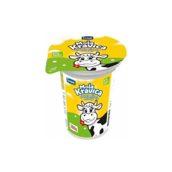 Kiselo mleko IMLEK Moja kravica extra 6%mm 280g 0