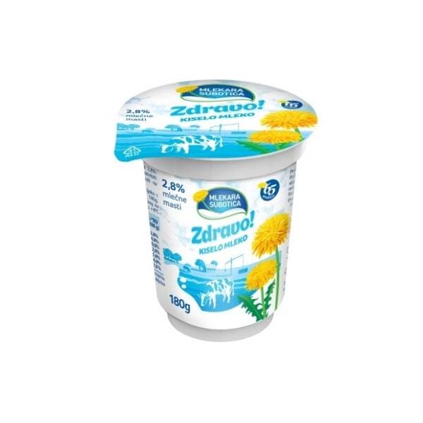 Kiselo mleko ZDRAVO 2,8%mm 180g 0