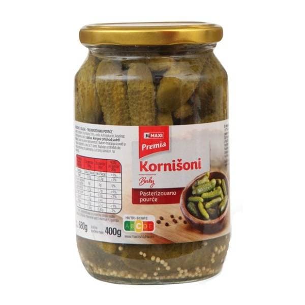 Kornišoni PREMIA Baby 680g 0