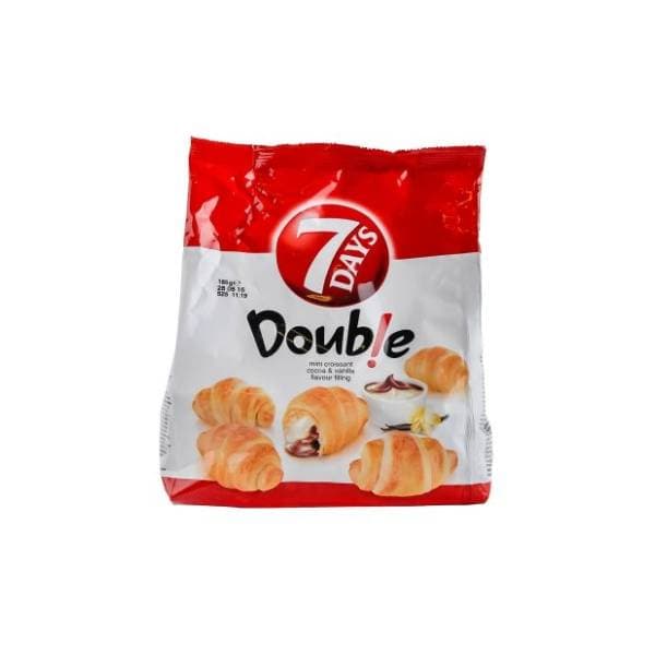 Kroasan 7 DAYS double vanila kakao 185g 0