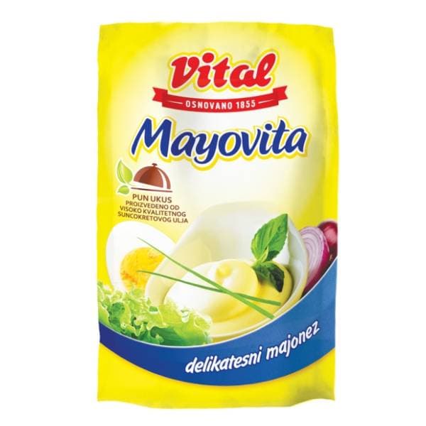 Majonez VITAL Mayovita delikates kesa 90g 0