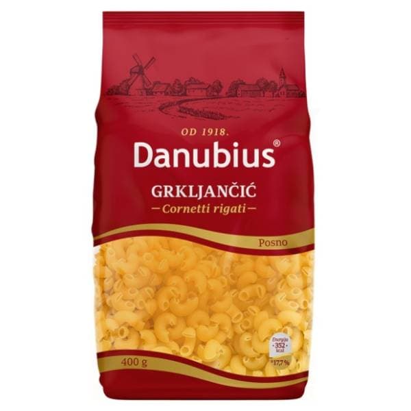 Makaroni DANUBIUS grkljančić 400g 0