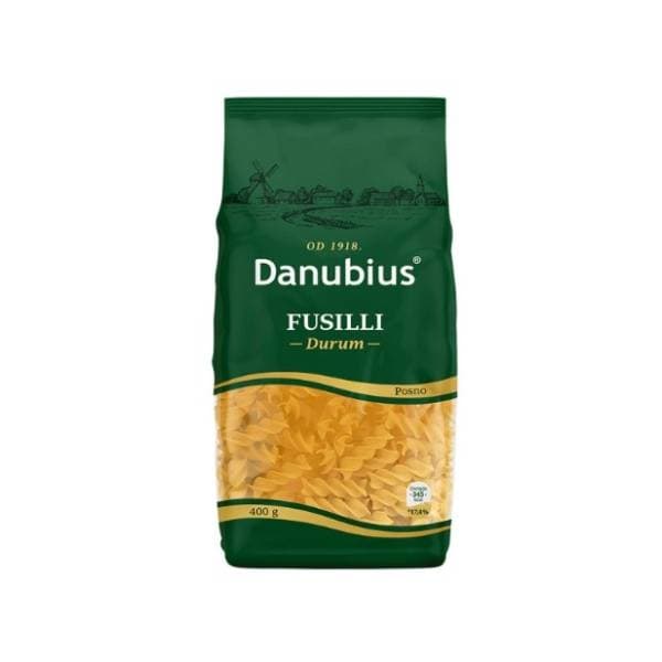 Makaroni DANUBIUS Mini Fusilli 400g 0