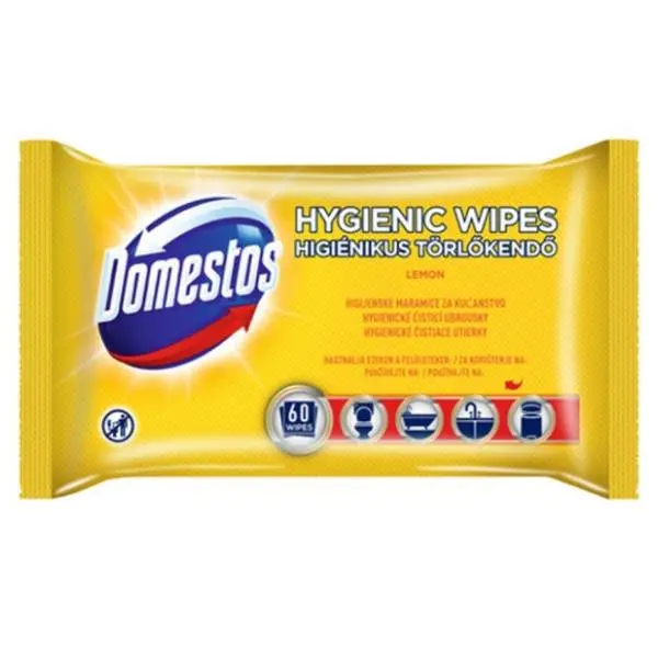 Maramice za čišćenje DOMESTOS lemon 60kom 0