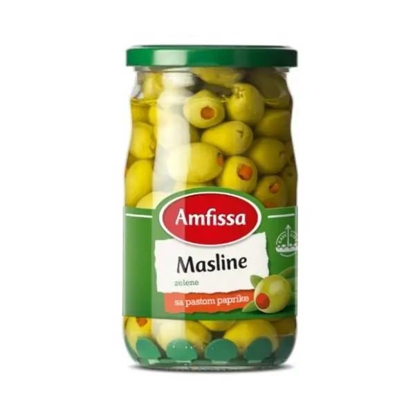 AMFISSA masline sa paprikom 680g 0