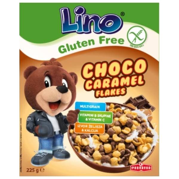 Musli PODRAVKA Lino Choco caramel flakes 225g 0