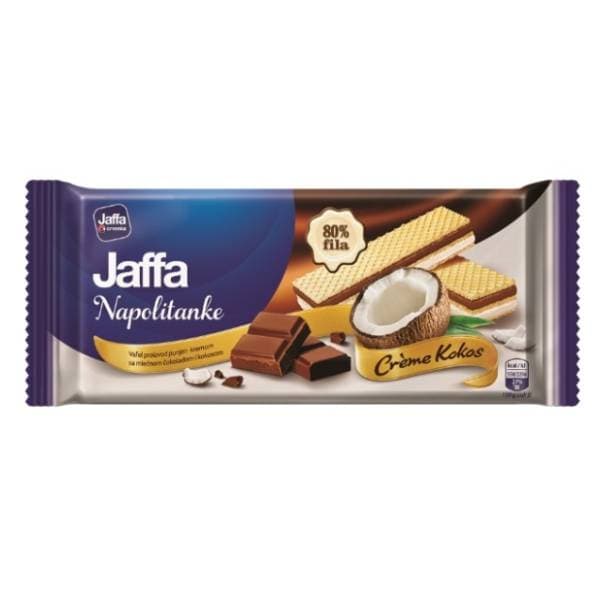 Napolitanka JAFFA krem i kokos 187g 0