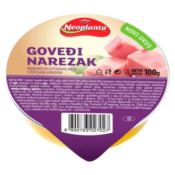 Narezak NEOPLANTA goveđi 100g 0