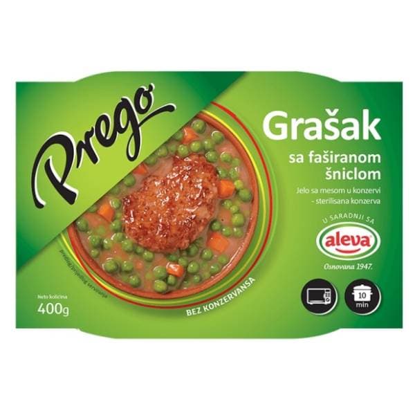 NEOPLANTA Prego grašak sa faširanom šniclom 400g 0