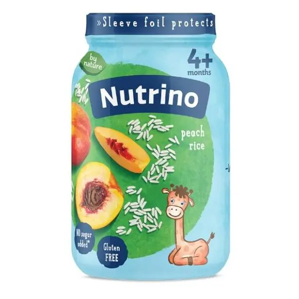 NUTRINO kašica breskva i pirinač 190g 0
