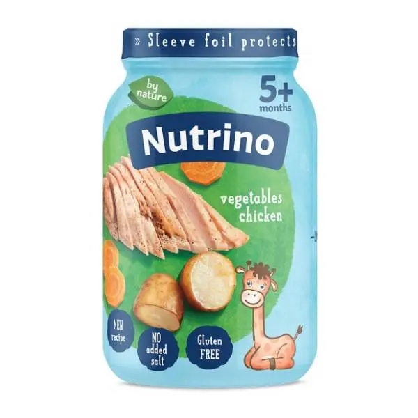 NUTRINO kašica piletina povrće 190g 0