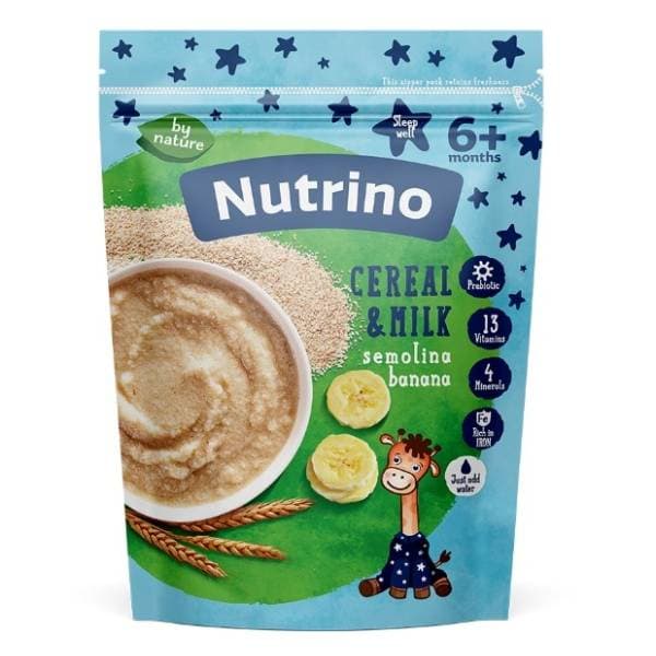 NUTRINO mlečna kaša prvi griz i banana 200g 0