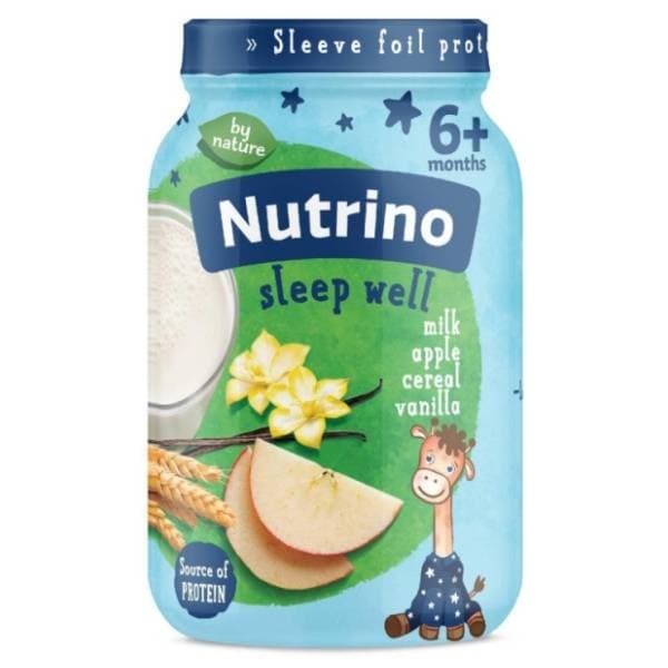 NUTRINO mlečna kašica sa jabukom pšenicom i vanilom 190g 0