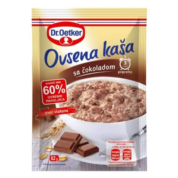 DR.OETKER ovsena kaša čokolada 60g 0