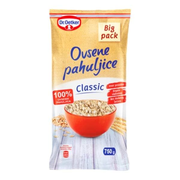 Ovsene pahuljice DR.OETKER 750g 0