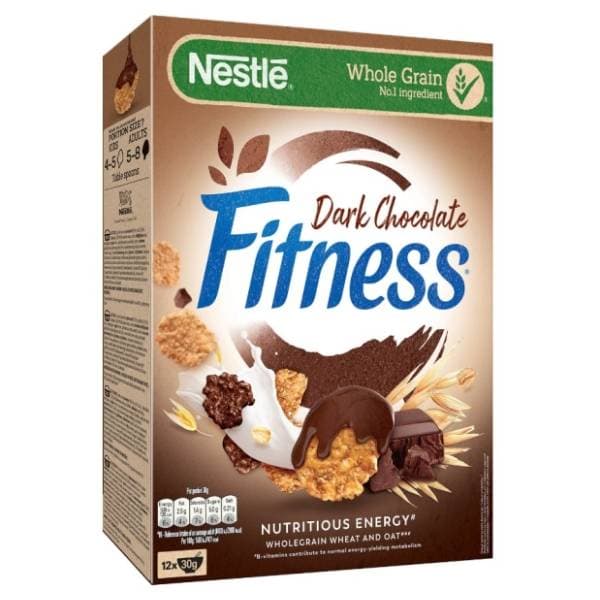 Pahuljice NESTLE Fitness Dark Choco 375g 0