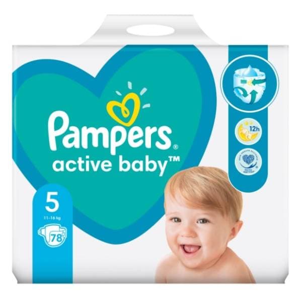 PAMPERS pelene GPP 5 78kom 0