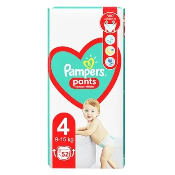 PAMPERS pelene pants 4 52kom 0