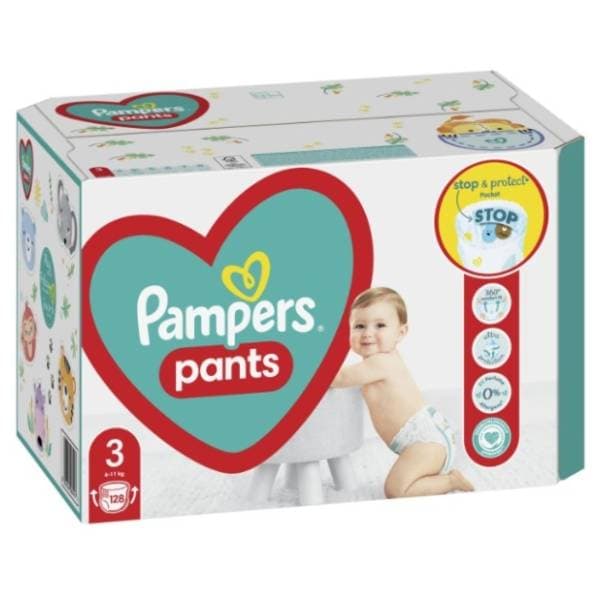 PAMPERS pelene Pants MB 3 128kom 0