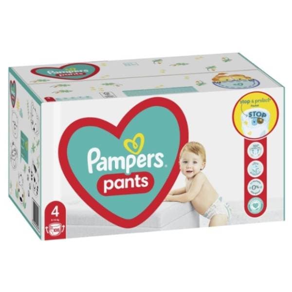 PAMPERS pelene Pants MB 4 108kom 0