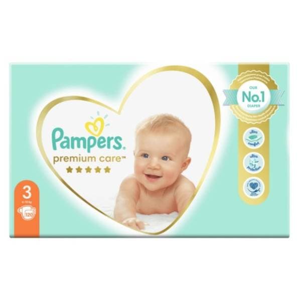 PAMPERS Premium care 3 120kom 0