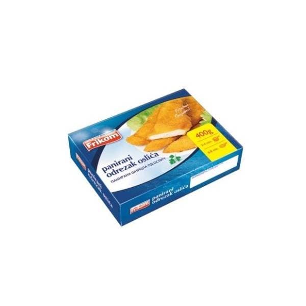 Panirani odrezak oslića FRIKOM 400g 0