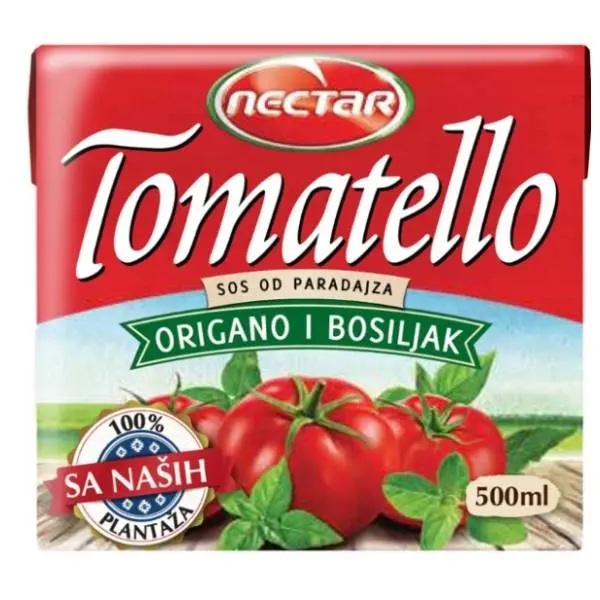 Paradajz sok TOMATELLO origano & bosiljak 0.5l 0