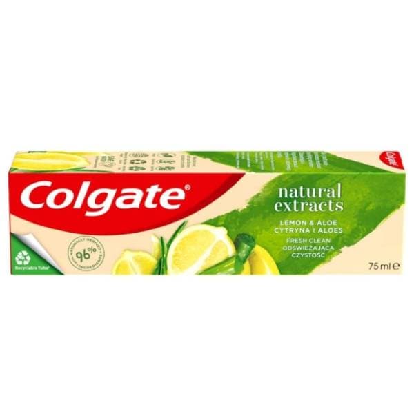 Pasta COLGATE Natural Lemon 75ml 0