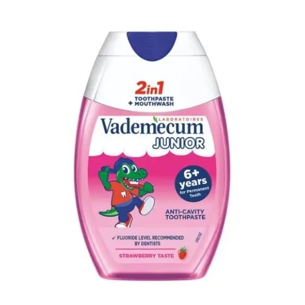 Pasta VADEMECUM 2in1 Junior Strawberry 75ml 0
