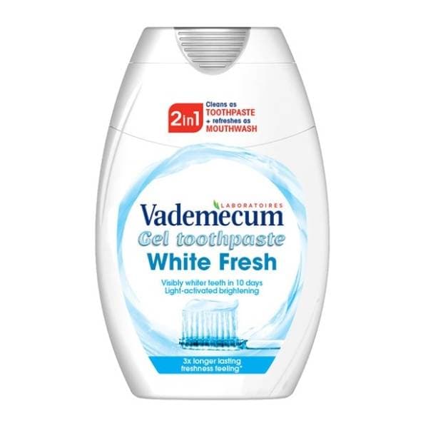 Pasta VADEMECUM 2in1 White fresh 75ml 0