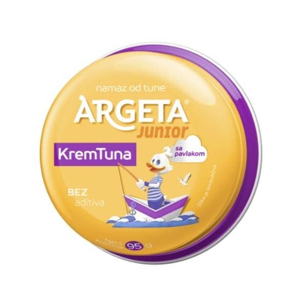 Pašteta ARGETA Junior tuna krem 95g 0