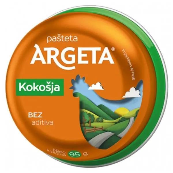Pašteta ARGETA kokošija 95g 0