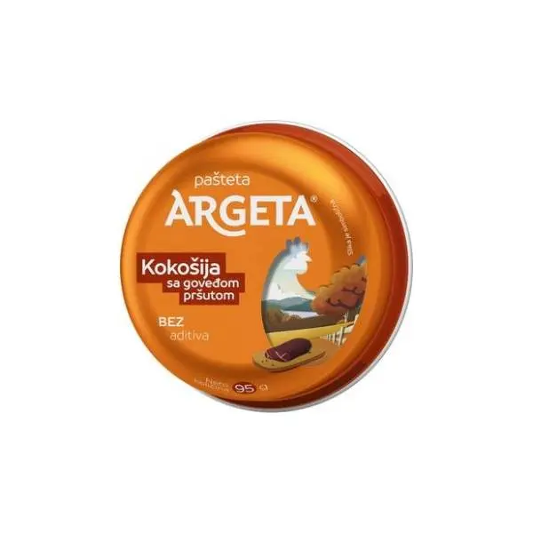 Pašteta ARGETA sa goveđom pršutom 95g 0