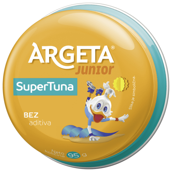 Pašteta ARGETA super tuna junior 95g 0