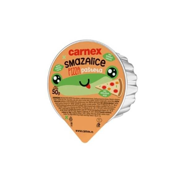 Pašteta CARNEX Smazalice pizza 50g 0