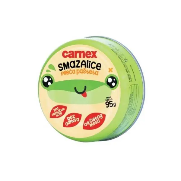 Pašteta CARNEX Smazalice 95g 0