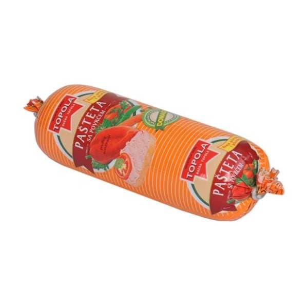 Pašteta TOPOLA sa povrćem u crevu 130g 0