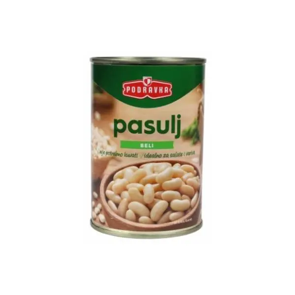 Pasulj PODRAVKA beli 400g 0