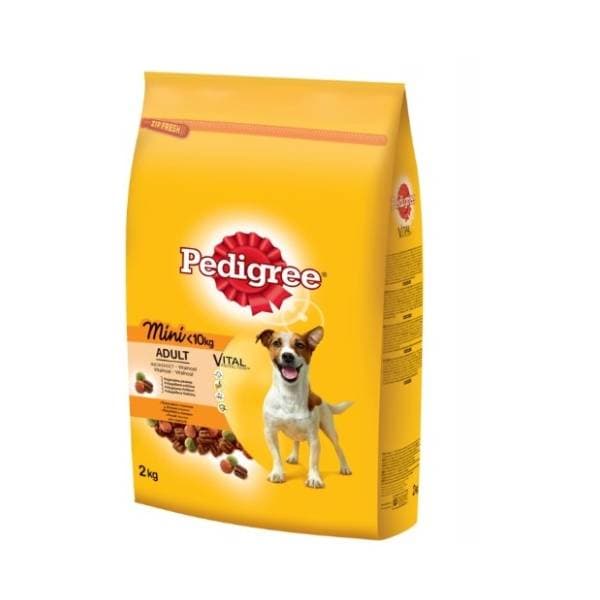 PEDIGREE Briketi Adult mini živina i povrće 2kg 0