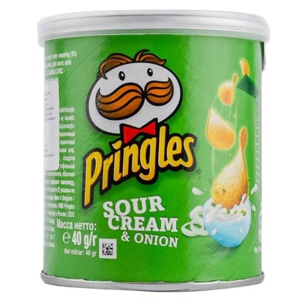 PRINGLES sour cream & onion 40g 0