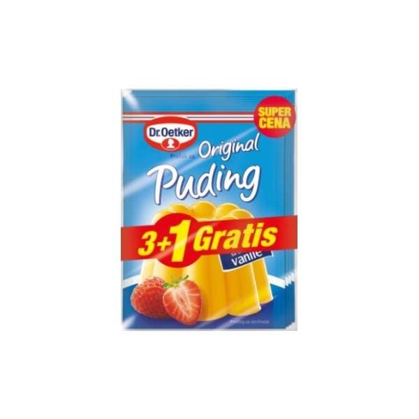 Puding DR.OETKER vanila 3+1 gratis 152g 0