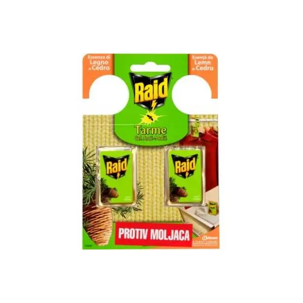 RAID gel protiv moljaca kedar 2x3g 0