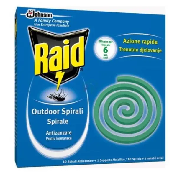 RAID spirale protiv komaraca 10kom 0