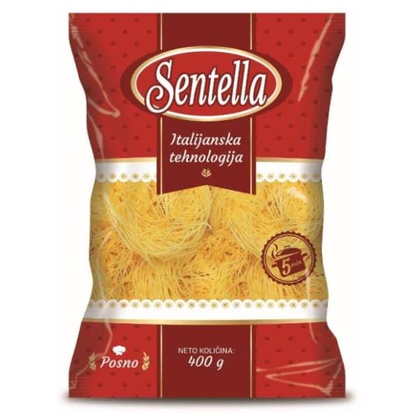 Rezanci SENTELLA fida gnezdo 400g 0