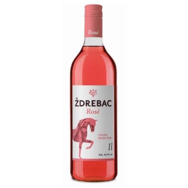 Roze vino ČOKA Ždrebac Rose 1l 0
