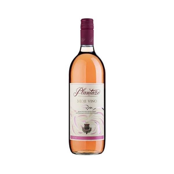 Roze vino PLANTAŽE Moje vino 1l 0