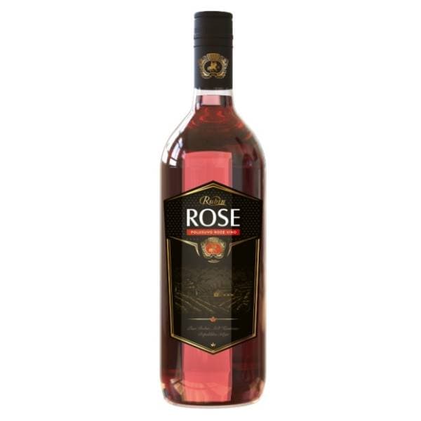 Roze vino RUBIN Rose 1l 0