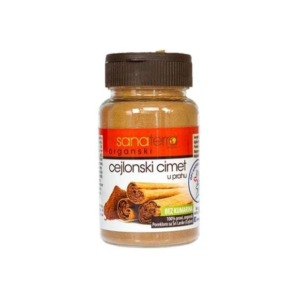 SANATERRA organski cejlonski cimet u prahu 40g 0