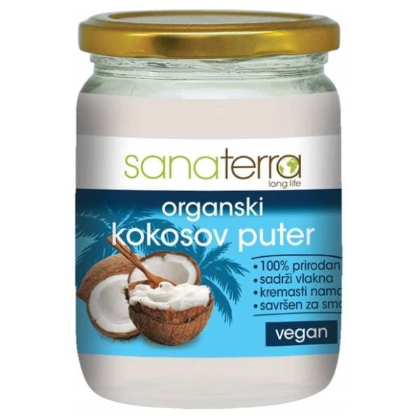 SANATERRA organski kokosov puter 200g 0